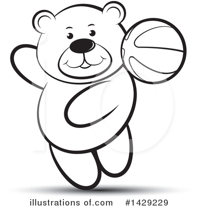 Basketball Clipart #1429229 by Lal Perera
