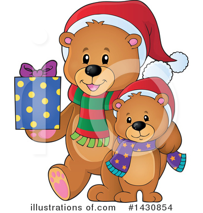 Royalty-Free (RF) Bear Clipart Illustration by visekart - Stock Sample #1430854