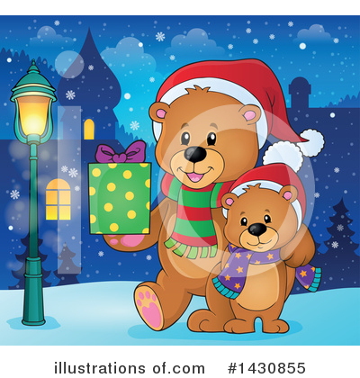 Royalty-Free (RF) Bear Clipart Illustration by visekart - Stock Sample #1430855