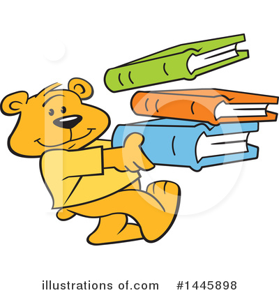 Book Clipart #1445898 by Johnny Sajem