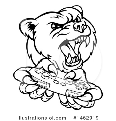 Royalty-Free (RF) Bear Clipart Illustration by AtStockIllustration - Stock Sample #1462919