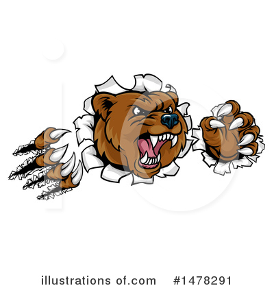 Royalty-Free (RF) Bear Clipart Illustration by AtStockIllustration - Stock Sample #1478291