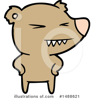 Royalty-Free (RF) Bear Clipart Illustration by lineartestpilot - Stock Sample #1488621