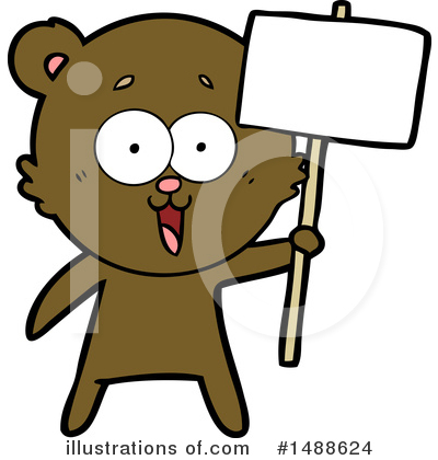 Royalty-Free (RF) Bear Clipart Illustration by lineartestpilot - Stock Sample #1488624