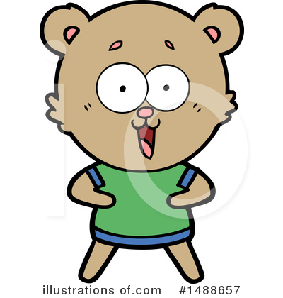 Royalty-Free (RF) Bear Clipart Illustration by lineartestpilot - Stock Sample #1488657