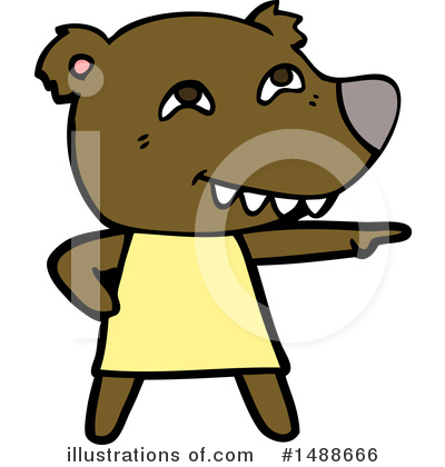 Royalty-Free (RF) Bear Clipart Illustration by lineartestpilot - Stock Sample #1488666