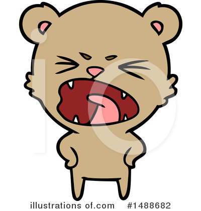 Royalty-Free (RF) Bear Clipart Illustration by lineartestpilot - Stock Sample #1488682