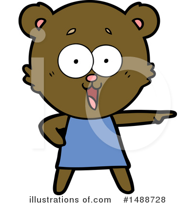 Royalty-Free (RF) Bear Clipart Illustration by lineartestpilot - Stock Sample #1488728