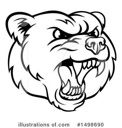 Royalty-Free (RF) Bear Clipart Illustration by AtStockIllustration - Stock Sample #1498690