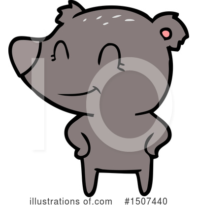 Royalty-Free (RF) Bear Clipart Illustration by lineartestpilot - Stock Sample #1507440