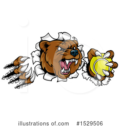 Royalty-Free (RF) Bear Clipart Illustration by AtStockIllustration - Stock Sample #1529506
