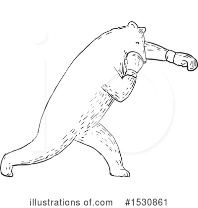 Royalty-Free (RF) Bear Clipart Illustration by patrimonio - Stock Sample #1530861