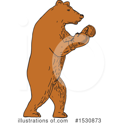 Royalty-Free (RF) Bear Clipart Illustration by patrimonio - Stock Sample #1530873