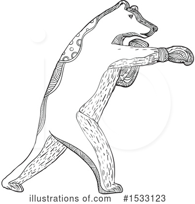 Royalty-Free (RF) Bear Clipart Illustration by patrimonio - Stock Sample #1533123