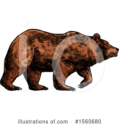 Royalty-Free (RF) Bear Clipart Illustration by Vector Tradition SM - Stock Sample #1560680