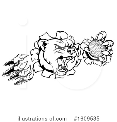 Royalty-Free (RF) Bear Clipart Illustration by AtStockIllustration - Stock Sample #1609535