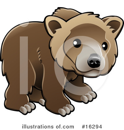 Grizzly Clipart #16294 by AtStockIllustration