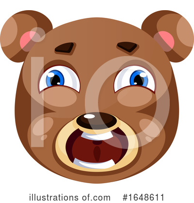 Royalty-Free (RF) Bear Clipart Illustration by Morphart Creations - Stock Sample #1648611