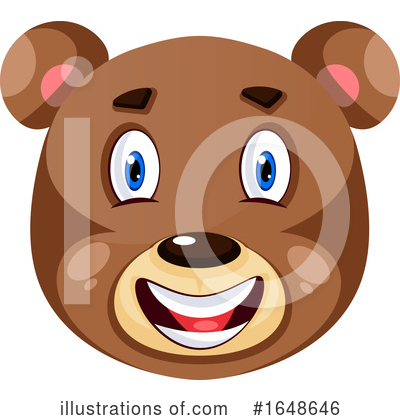 Royalty-Free (RF) Bear Clipart Illustration by Morphart Creations - Stock Sample #1648646