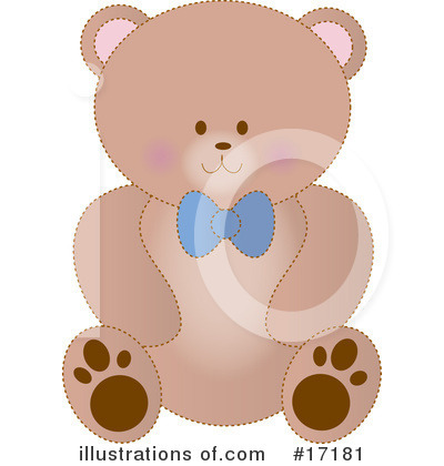 Teddy Bear Clipart #17181 by Maria Bell