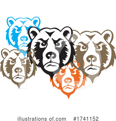 Royalty-Free (RF) Bear Clipart Illustration by Johnny Sajem - Stock Sample #1741152