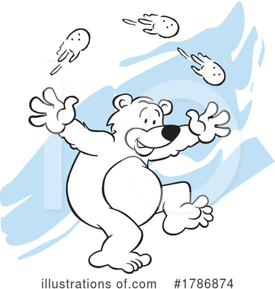Polar Bears Clipart #1786874 by Johnny Sajem