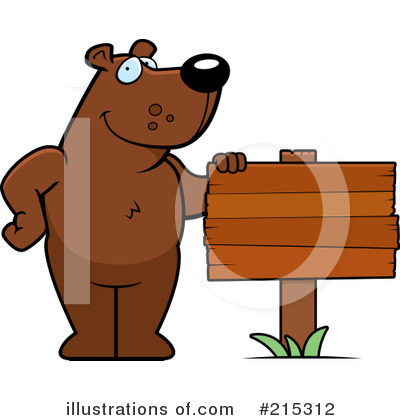 Royalty-Free (RF) Bear Clipart Illustration by Cory Thoman - Stock Sample #215312