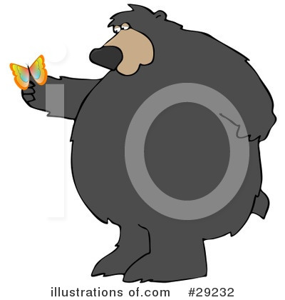 Royalty-Free (RF) Bear Clipart Illustration by djart - Stock Sample #29232