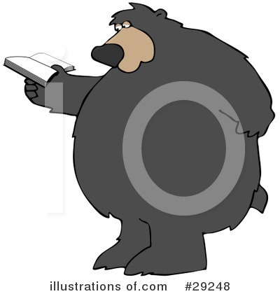 Royalty-Free (RF) Bear Clipart Illustration by djart - Stock Sample #29248