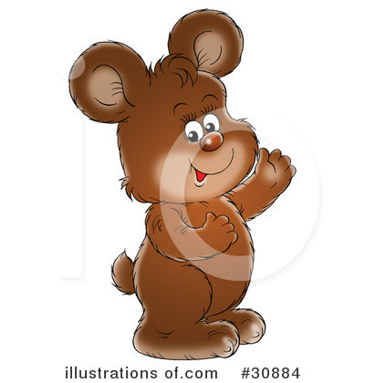 Royalty-Free (RF) Bear Clipart Illustration by Alex Bannykh - Stock Sample #30884