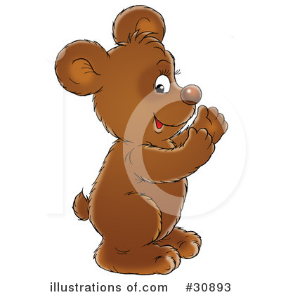 Royalty-Free (RF) Bear Clipart Illustration by Alex Bannykh - Stock Sample #30893