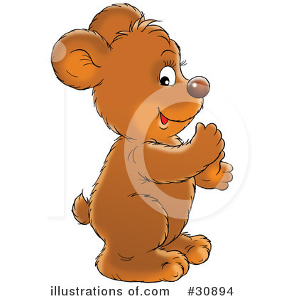 Royalty-Free (RF) Bear Clipart Illustration by Alex Bannykh - Stock Sample #30894