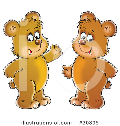 Royalty-Free (RF) Bear Clipart Illustration by Alex Bannykh - Stock Sample #30895