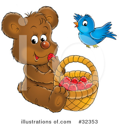 Royalty-Free (RF) Bear Clipart Illustration by Alex Bannykh - Stock Sample #32353
