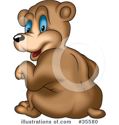 Royalty-Free (RF) Bear Clipart Illustration by dero - Stock Sample #35580