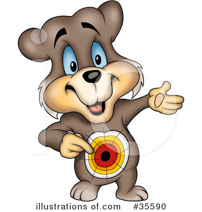 Royalty-Free (RF) Bear Clipart Illustration by dero - Stock Sample #35590