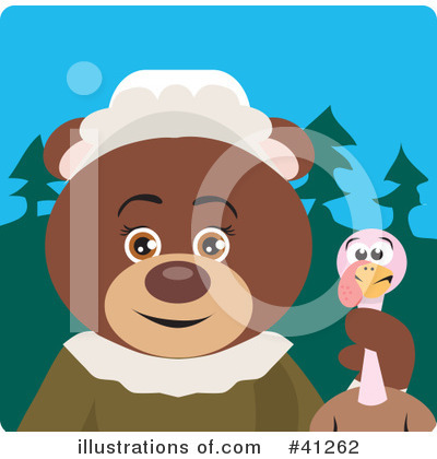 Royalty-Free (RF) Bear Clipart Illustration by Dennis Holmes Designs - Stock Sample #41262