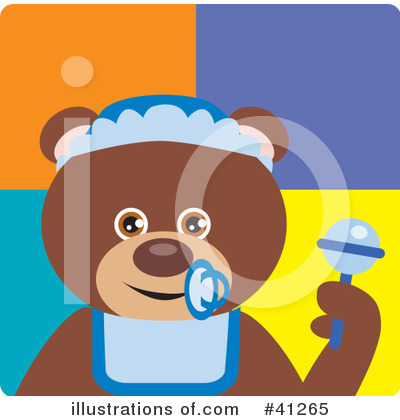 Royalty-Free (RF) Bear Clipart Illustration by Dennis Holmes Designs - Stock Sample #41265