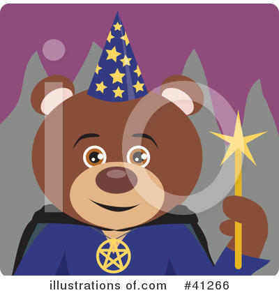 Royalty-Free (RF) Bear Clipart Illustration by Dennis Holmes Designs - Stock Sample #41266