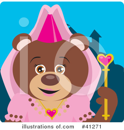 Royalty-Free (RF) Bear Clipart Illustration by Dennis Holmes Designs - Stock Sample #41271