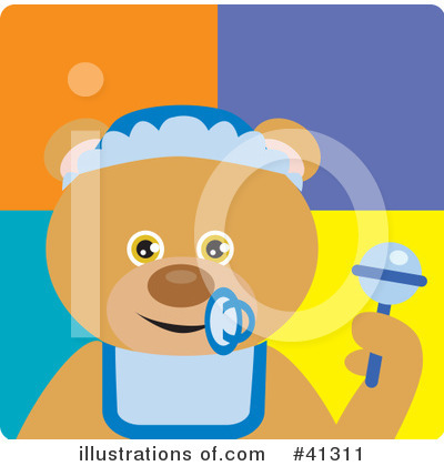 Royalty-Free (RF) Bear Clipart Illustration by Dennis Holmes Designs - Stock Sample #41311