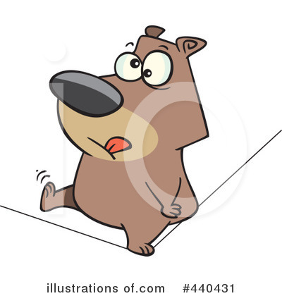 Royalty-Free (RF) Bear Clipart Illustration by toonaday - Stock Sample #440431