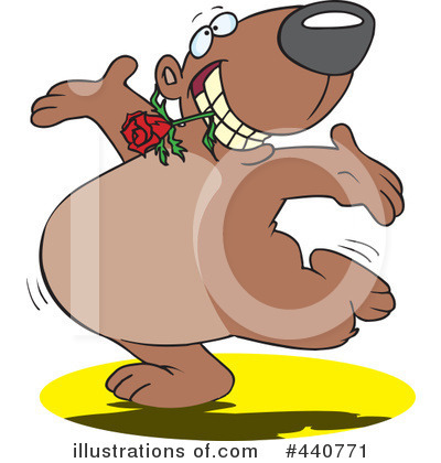 Royalty-Free (RF) Bear Clipart Illustration by toonaday - Stock Sample #440771