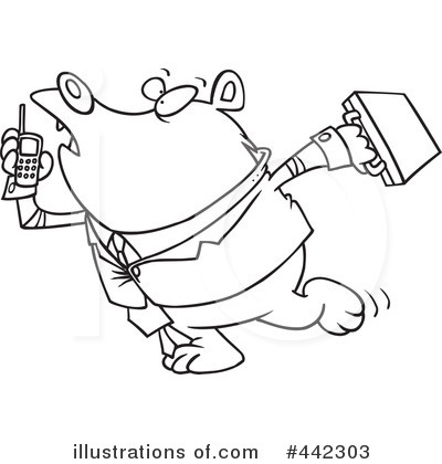 Royalty-Free (RF) Bear Clipart Illustration by toonaday - Stock Sample #442303