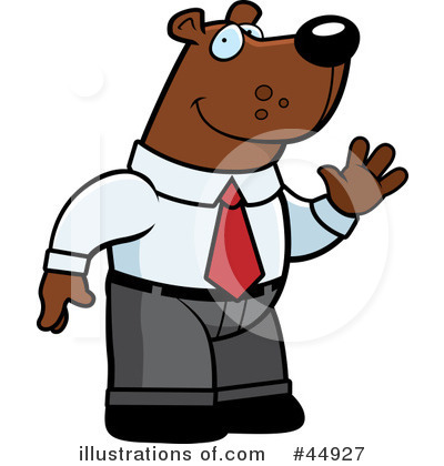 Bear Character Clipart #44927 by Cory Thoman