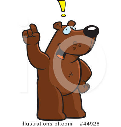 Royalty-Free (RF) Bear Clipart Illustration by Cory Thoman - Stock Sample #44928
