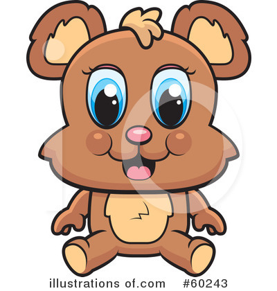 Royalty-Free (RF) Bear Clipart Illustration by Cory Thoman - Stock Sample #60243