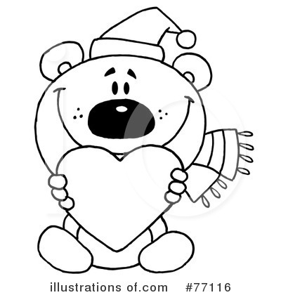 Royalty-Free (RF) Bear Clipart Illustration by Hit Toon - Stock Sample #77116