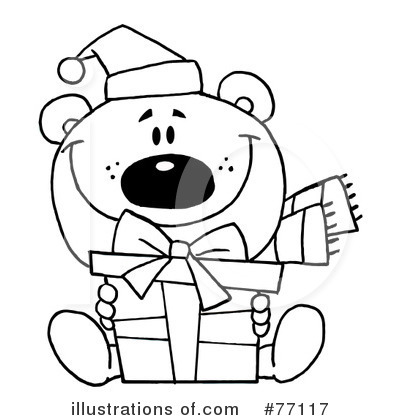 Royalty-Free (RF) Bear Clipart Illustration by Hit Toon - Stock Sample #77117