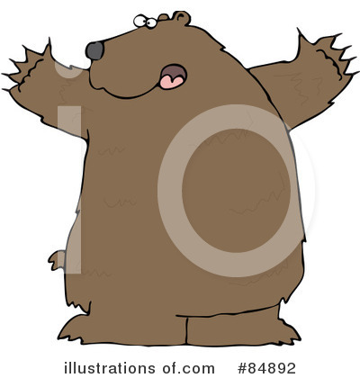 Royalty-Free (RF) Bear Clipart Illustration by djart - Stock Sample #84892
